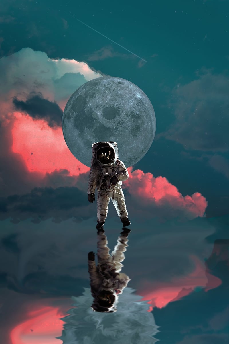 Moon in Space